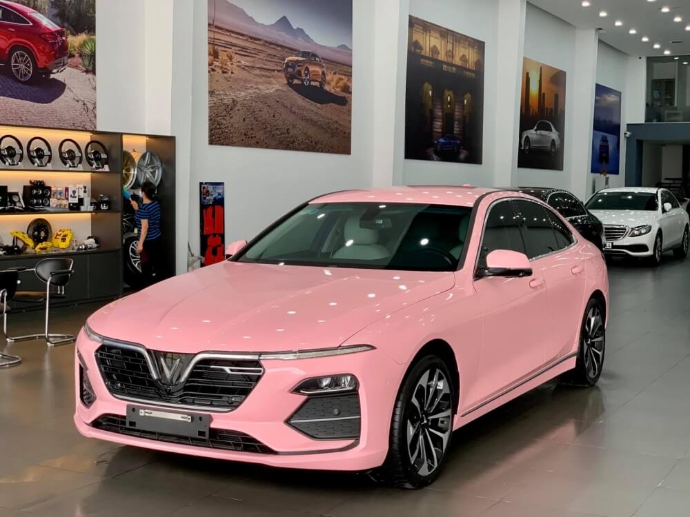 xe-vinfast-hong Xe VinFast mầu hồng và những lựa chọn cho các cô nàng xinh đẹp